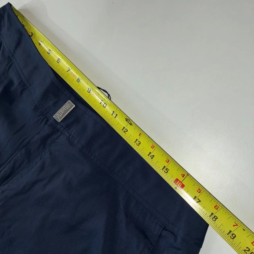 Vilebrequin Merise Men's XXL Navy Blue Solid Swim Trunks Shorts NWT NEW